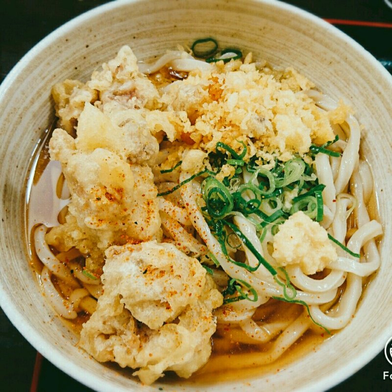 冷やし鶏天ぶっかけ(おにやんま 新橋店)