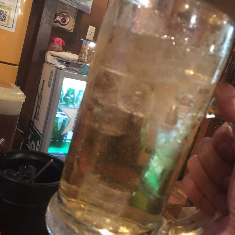 メガハイボール(焼肉炭鉱ホルモン 欽ちゃん 本店 札幌狸小路1丁目)