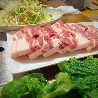 豚バラ（サムギョプサル）(韓国料理 福一)