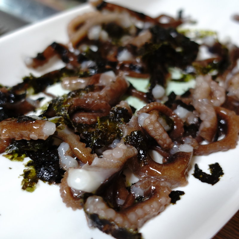 サンナッチ（足長ダコの刺身）(韓国料理 福一)