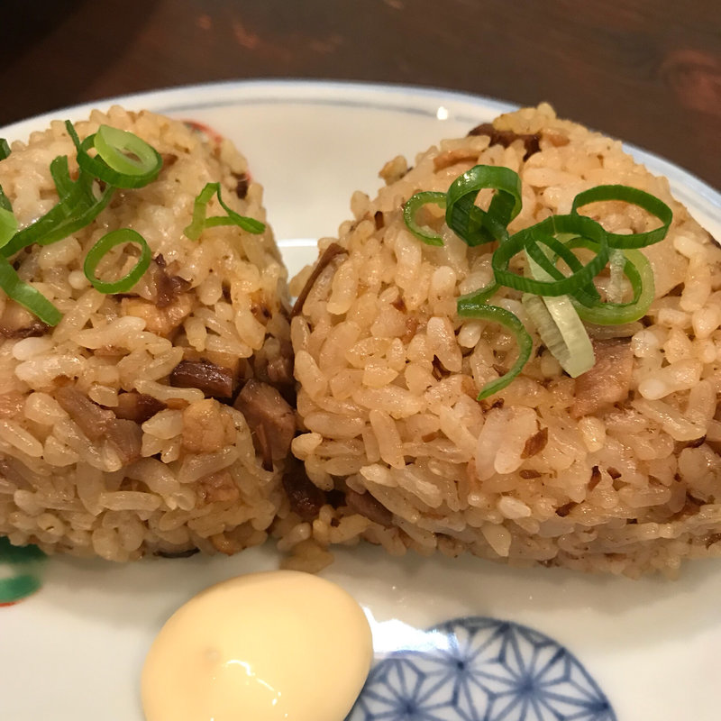 チャーシューおにぎり(大砲ラーメン 本店)