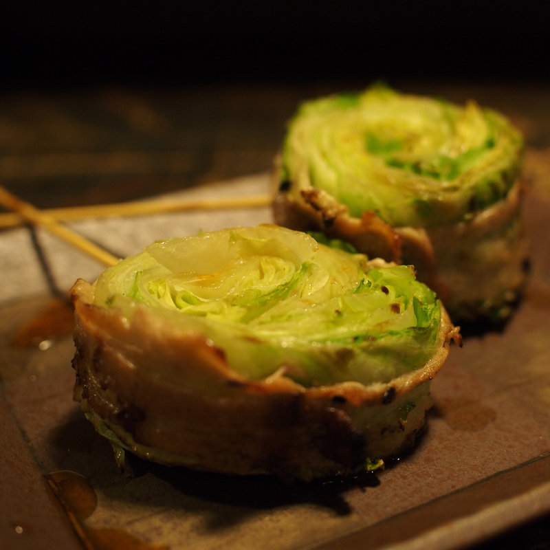野菜巻き串(レタス)(ぐるぐるねぎま)