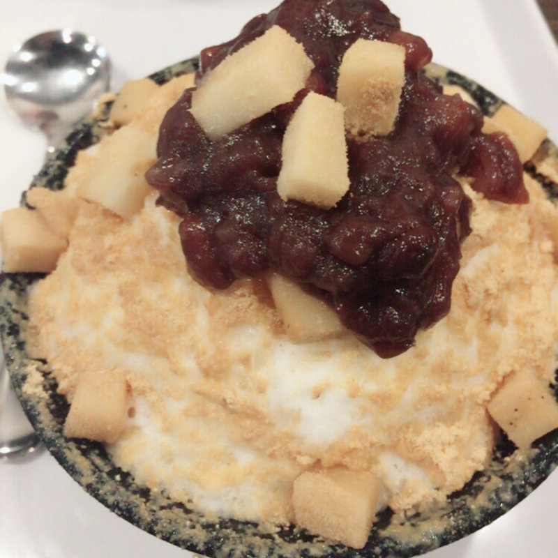 きな粉餅小倉かき氷(雪のはな 大阪心斎橋店 )