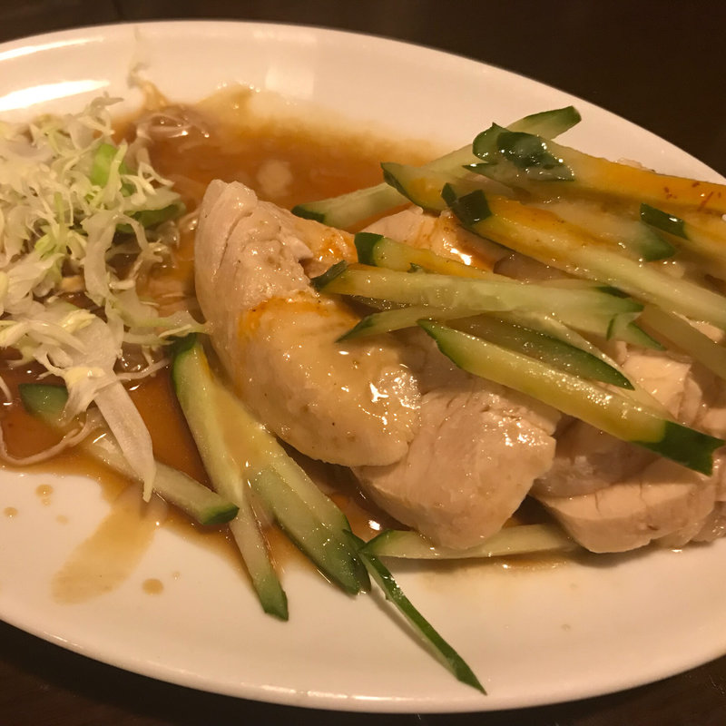 蒸し鶏(台流屋台 御気樂)