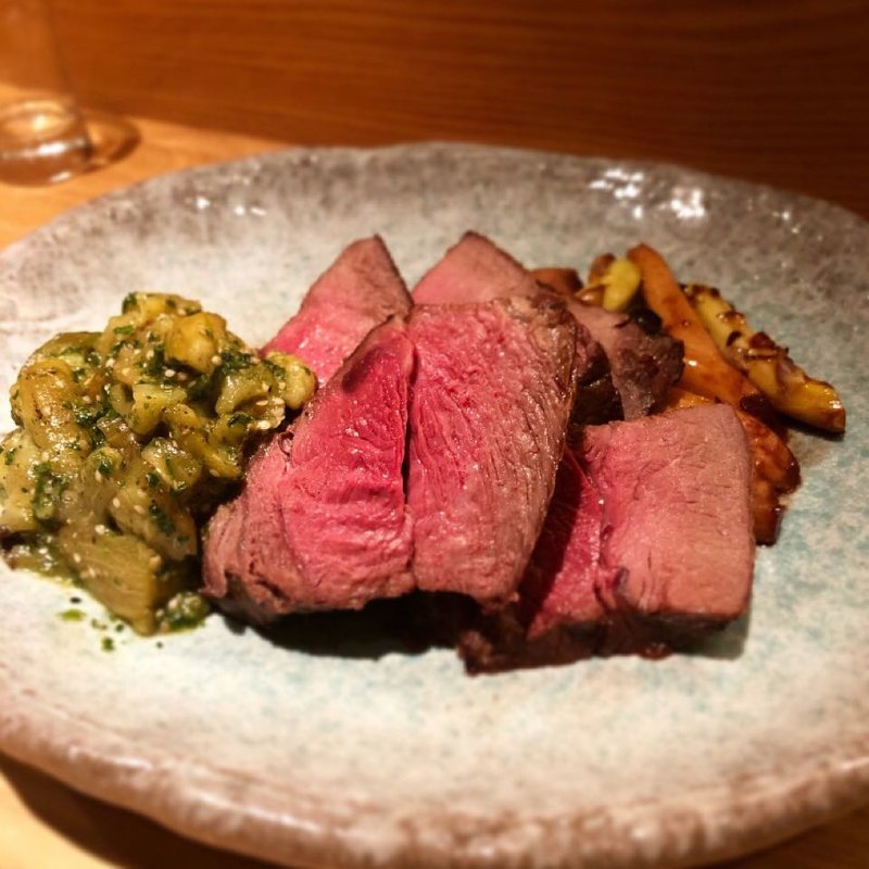 ジビエステーキ(ジビエ食堂)