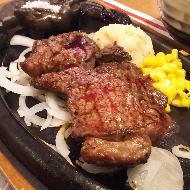 炭焼き極選リブロースステーキセット（150g）(ステーキハウス ブロンコビリー横浜鶴見店)