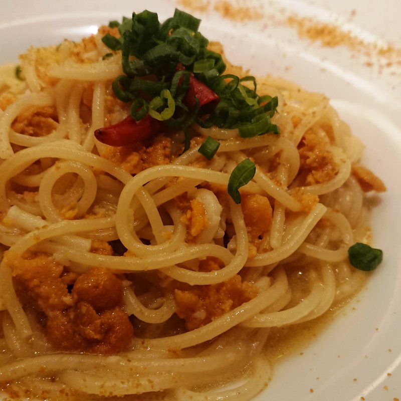 ウニたっぷりのスパゲティーニ　レギュラー(ガンボ＆オイスターバー なんばパークス店)