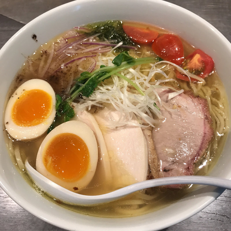特製塩旨味出汁ソバ 麺大盛り(ソラノイロ ARTISAN NOODLES)