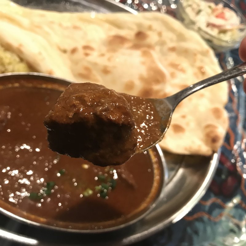 マトンカレーセット(インド料理 スーリヤ 東麻布本店 )