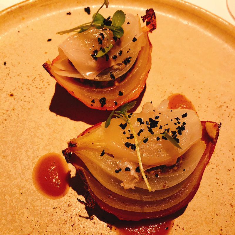 新玉ねぎのソテー(タワシタ)