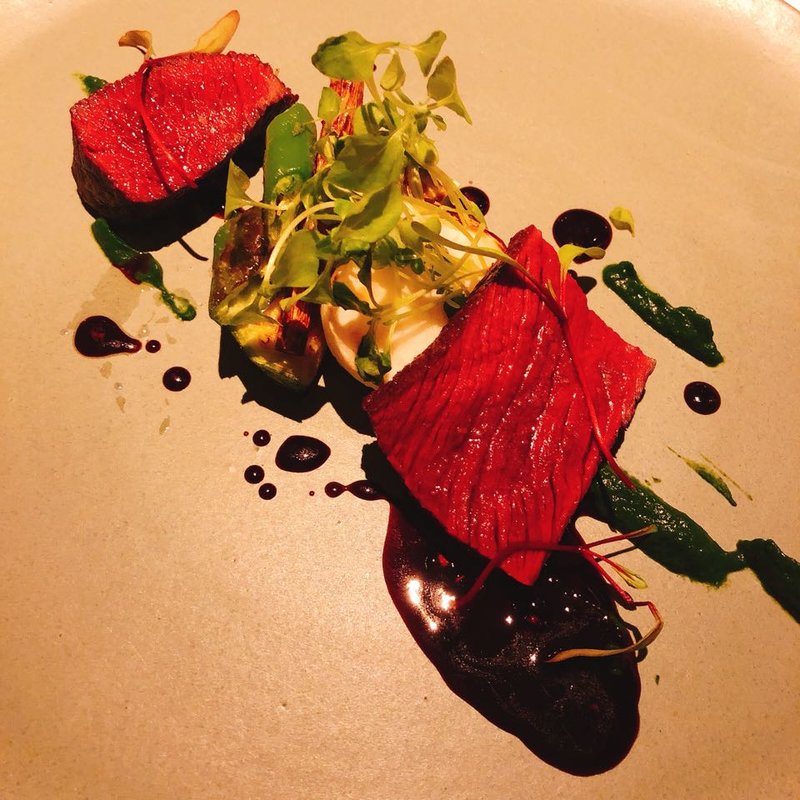 鹿肉のソテー(タワシタ)