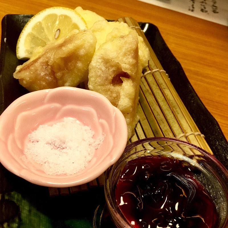 いちじくの天ぷら(あじ)