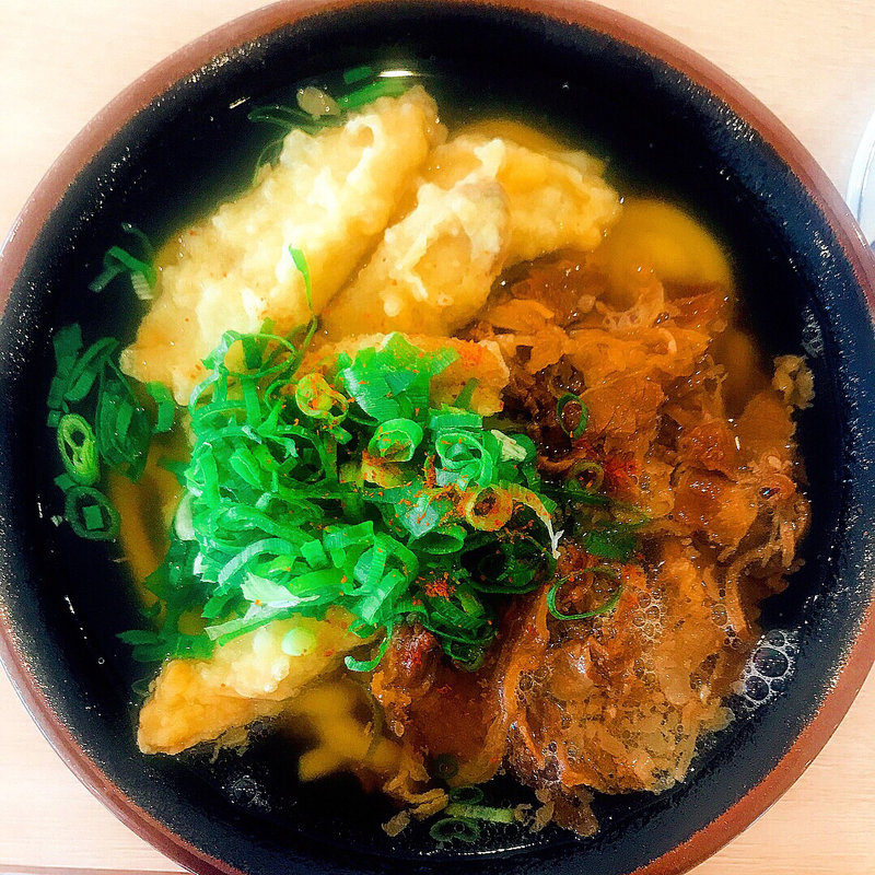 ゴボウ天肉饂飩(宝うどん )