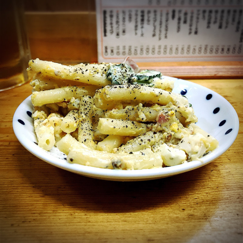 マカロニサラダ(もつ焼 でん 中目黒店)