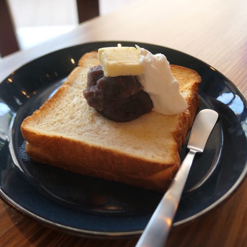 北海道あんバタートースト(カフェ オランジュリー)