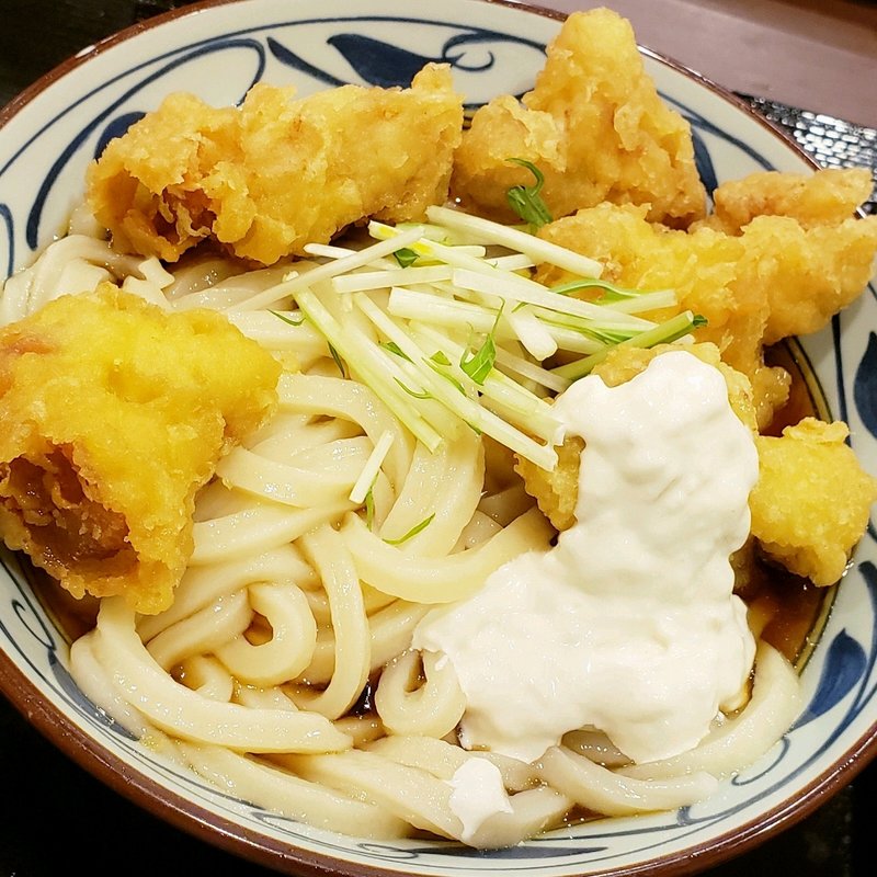 タル鶏天ぶっかけ(丸亀製麺なんば)