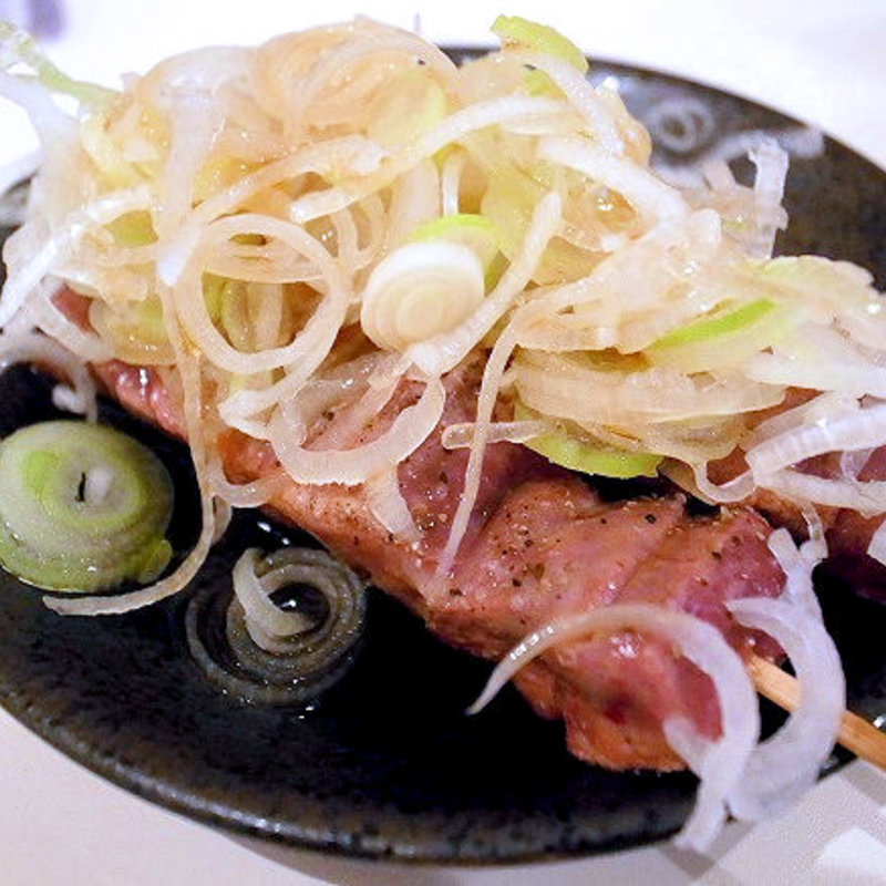 ねぎレバ(大山酒場さいとう商店)