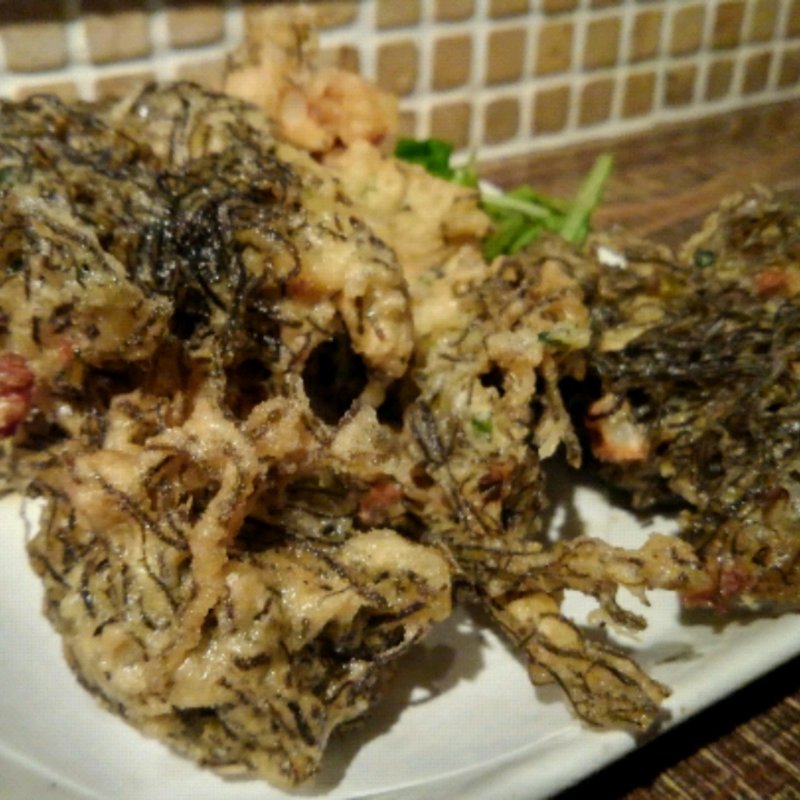 もずくの天婦羅(島食材&宮古牛 炭火 わとわ)