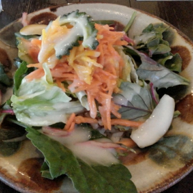 島野菜のタコライス(カフェ&ヤド コモ)