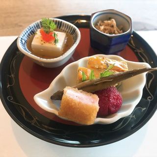 昼の懐石コース(楽待庵)