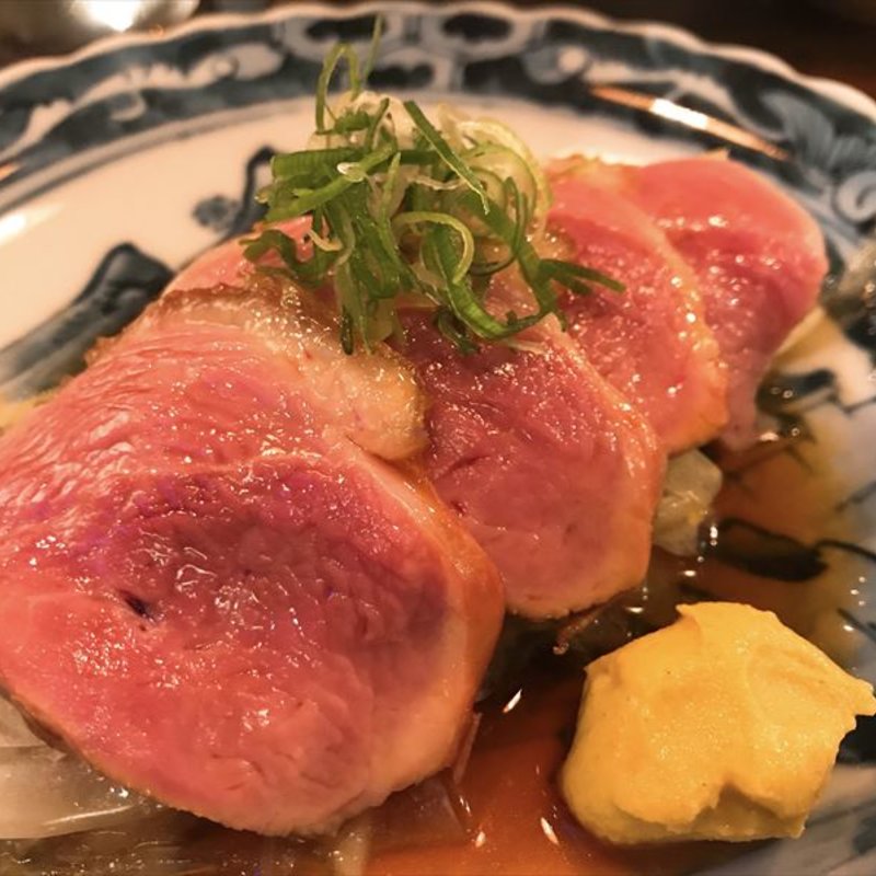 鴨のロースト(細巻きと蕎麦 あおの)