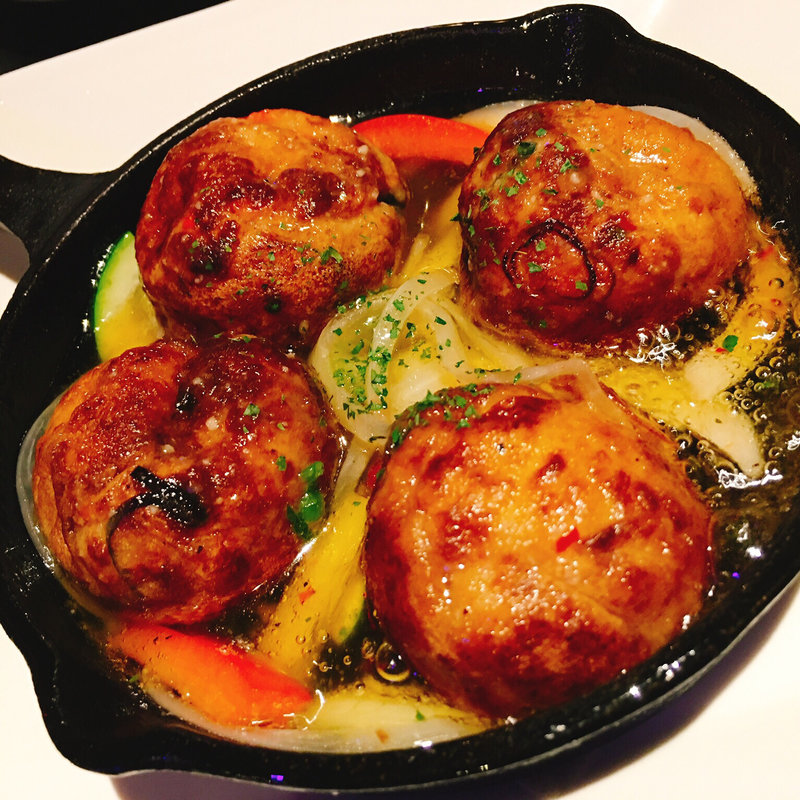 たこ焼きふくちゃん 手作りたこ焼きのアヒージョ(Cafe and Bar on℃ -温度-)