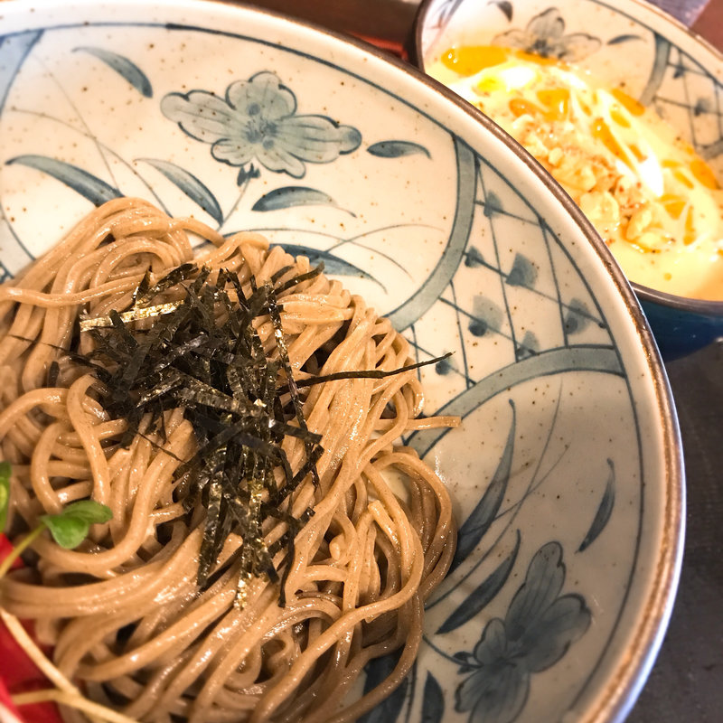 ごまだれ鶏つけ蕎麦（少）(つけ蕎麦 BONSAI 立川本店)