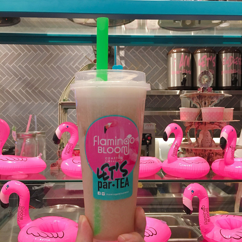 smashed peaches X jasmine tips green 蜜桃茉莉綠茶(Flamingo Bloom TST)