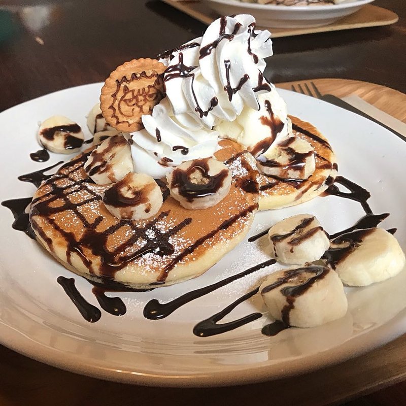 チョコバナナパンケーキ(ライオンカフェ （LION CAFE）)