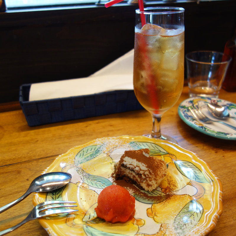 ランチセットのデザート(ピッツェリアグランデ ピザ ランチ｜薬院のピザ屋)