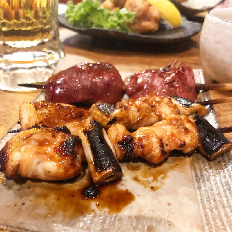 焼き鳥(炭火串焼とりと 河原町三条店)