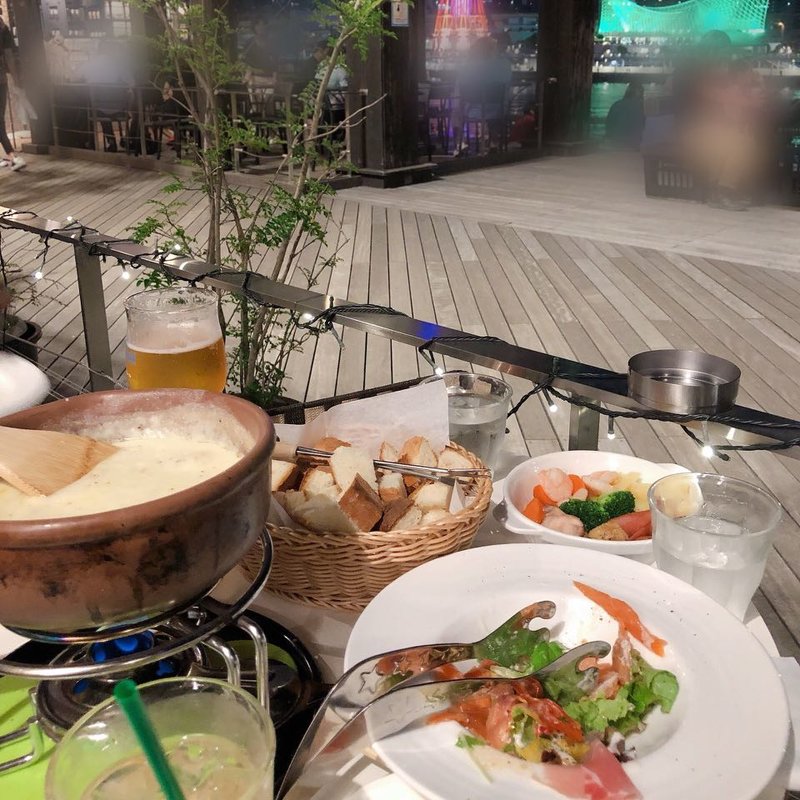 チーズフォンデュセット(REAL DINING CAFE リアルダイニングカフェ)