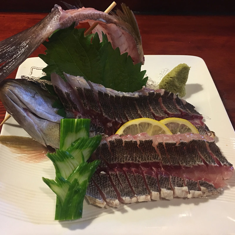 カマスの刺身(古里庵 )