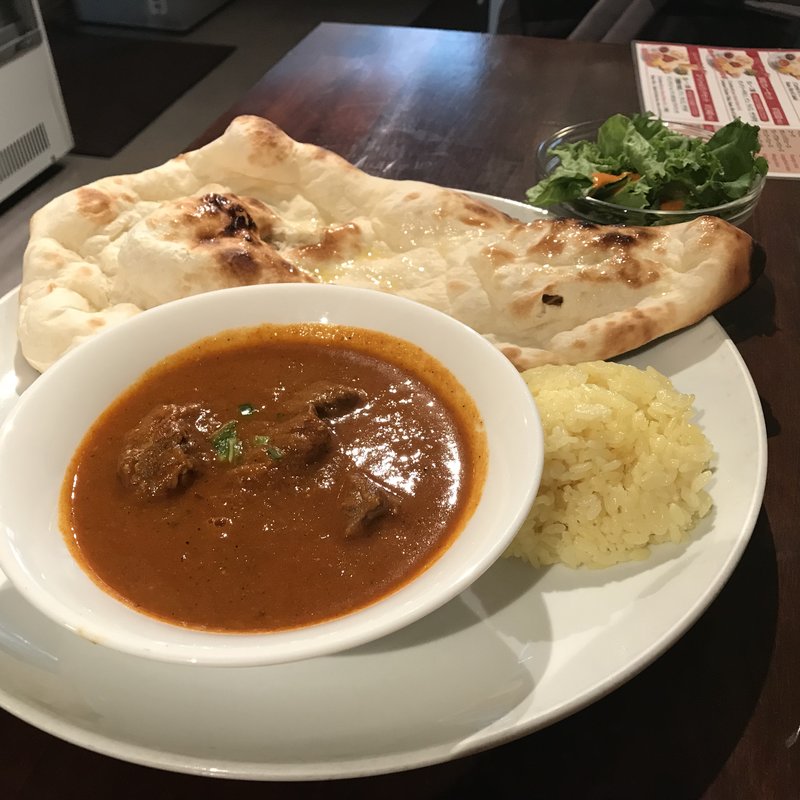 マトンカレーセット(ガネーシャダイニング)