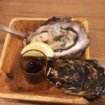 炙り牡蠣(天ぷらとワイン からり。武蔵小杉店)
