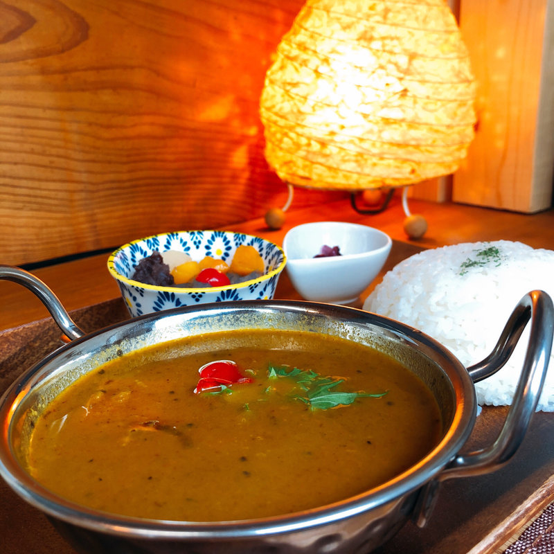 チキンカリーAセット(千軒や)