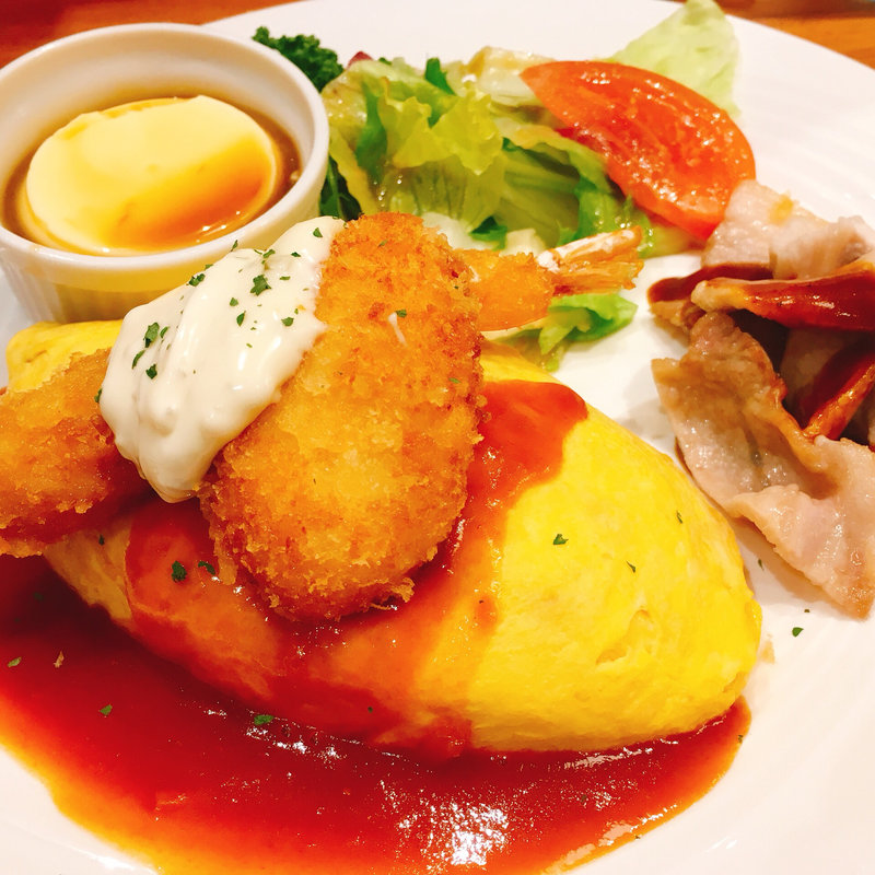 特製オムライスセット(北極星 心斎橋本店)