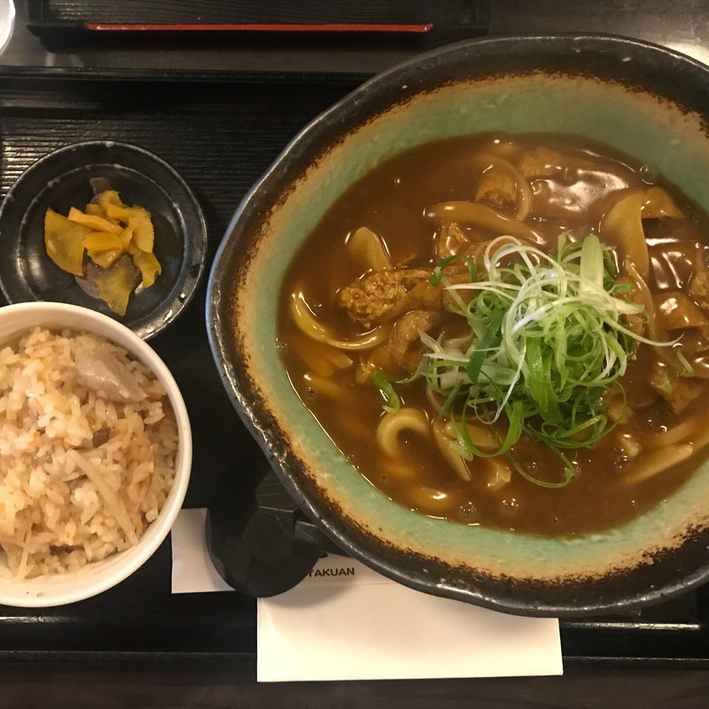 あげカレーうどんセット(讃岐うどん 白庵 （BYAKUAN びゃくあん）)