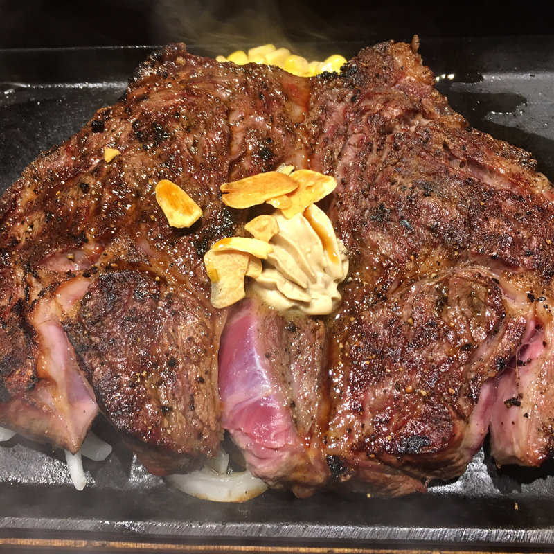 トップリブ400g(いきなりステーキ ヤエチカ店)