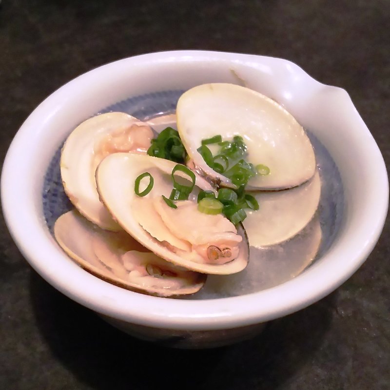 お通し（あさりの酒蒸し）(味噌坐 玉響)