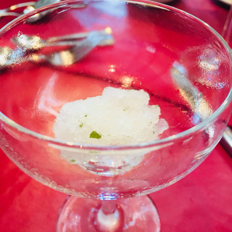 レモンのソルベ(西洋料理とワインの店 巴里市場 （パリイチバ）)