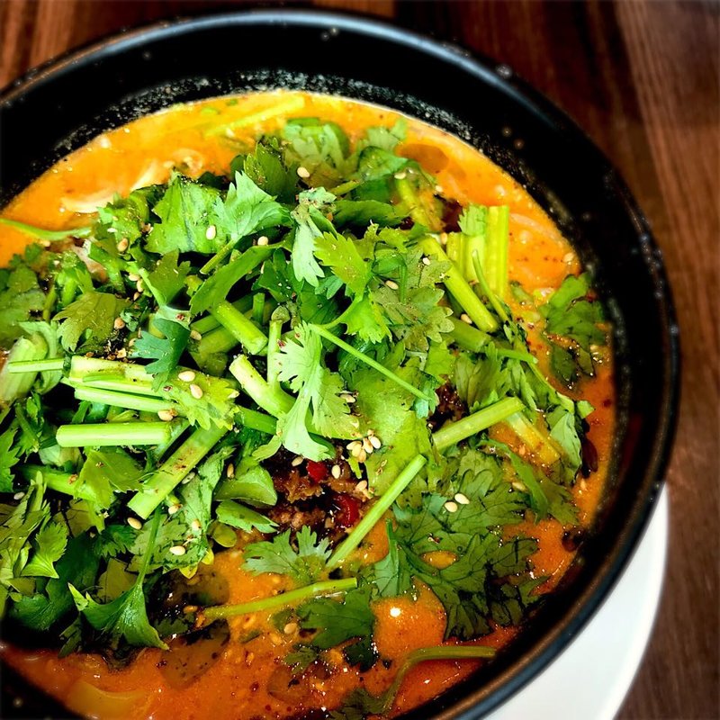 青山椒パクチー担々麺(暁雲亭 北千住マルイ店)