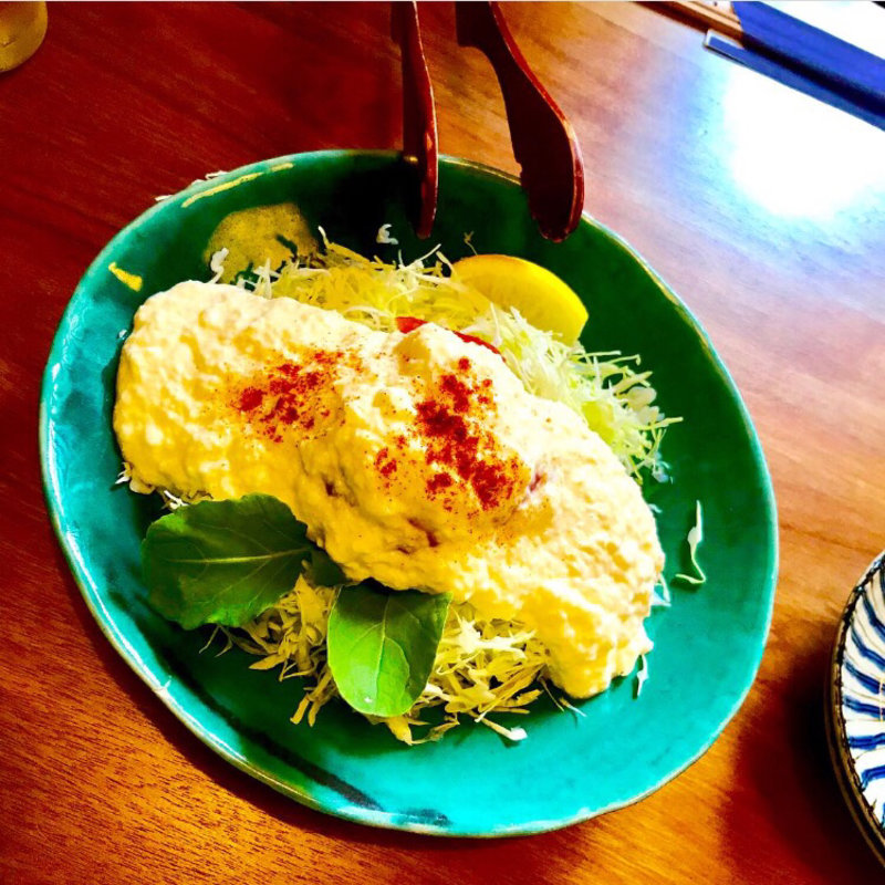 完熟トマトサラダ淡雪ドレッシング(はんなり亭)