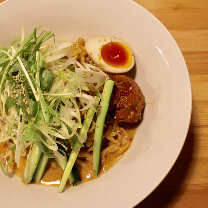 冷やし胡麻担々麺(札幌らーめん 北一 狸小路店)