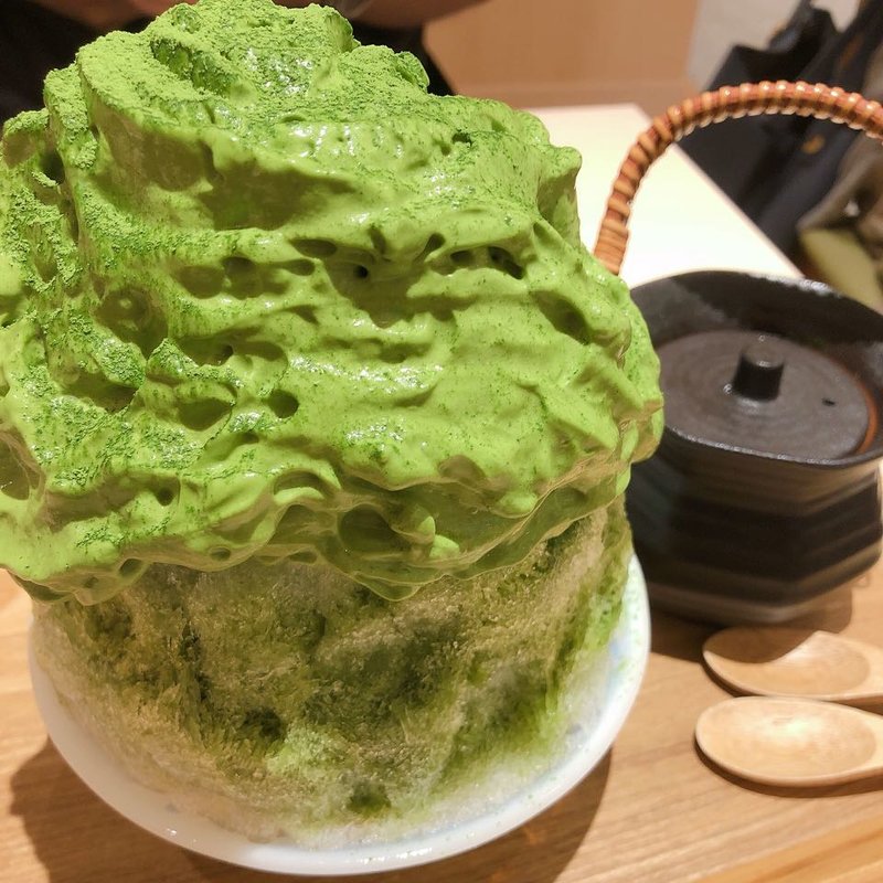 抹茶のかき氷(MACCHA HOUSE 抹茶館)