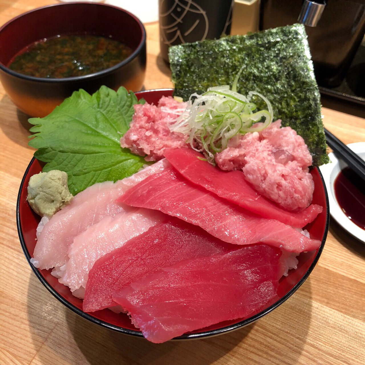 4種のまぐろ丼(丸忠回転寿司 炙り リーフウォーク稲沢店)の口コミ一覧 おいしい!が増えるグルメアプリ「SARAH」 4種のまぐろ丼(丸忠回転寿司 炙り リーフウォーク稲沢店)の口コミ一覧 おいしい!が増えるグルメアプリ「SARAH」