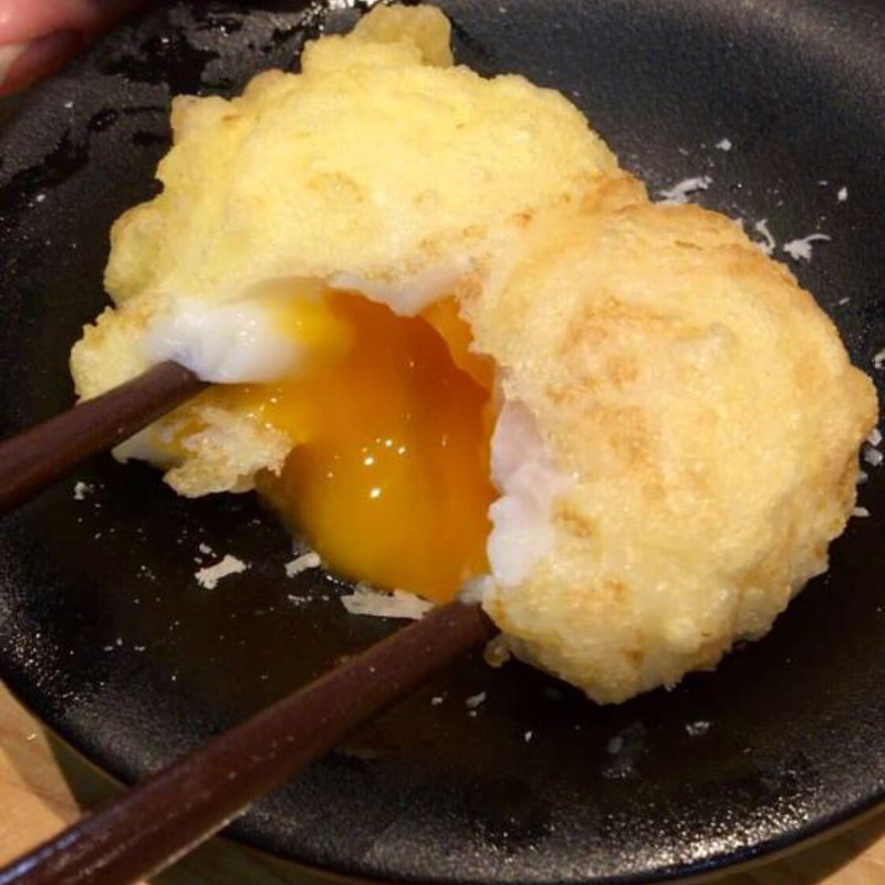 半熟卵(天ぷらとワイン小島 本店)