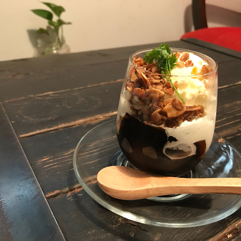 特製ブレンドのコーヒーゼリー(グローブマウンテンコーヒー くずは店 （GLOBE MOUNTAIN COFFEE）)
