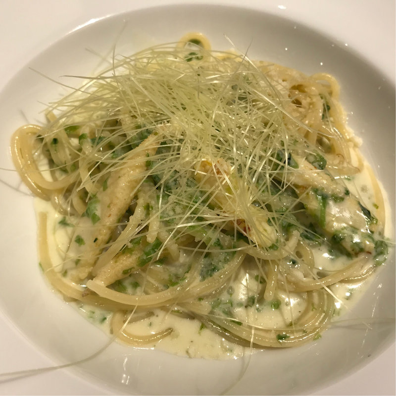 青のりソースのパスタ(アンテプリマ カーサ･クチーナ)