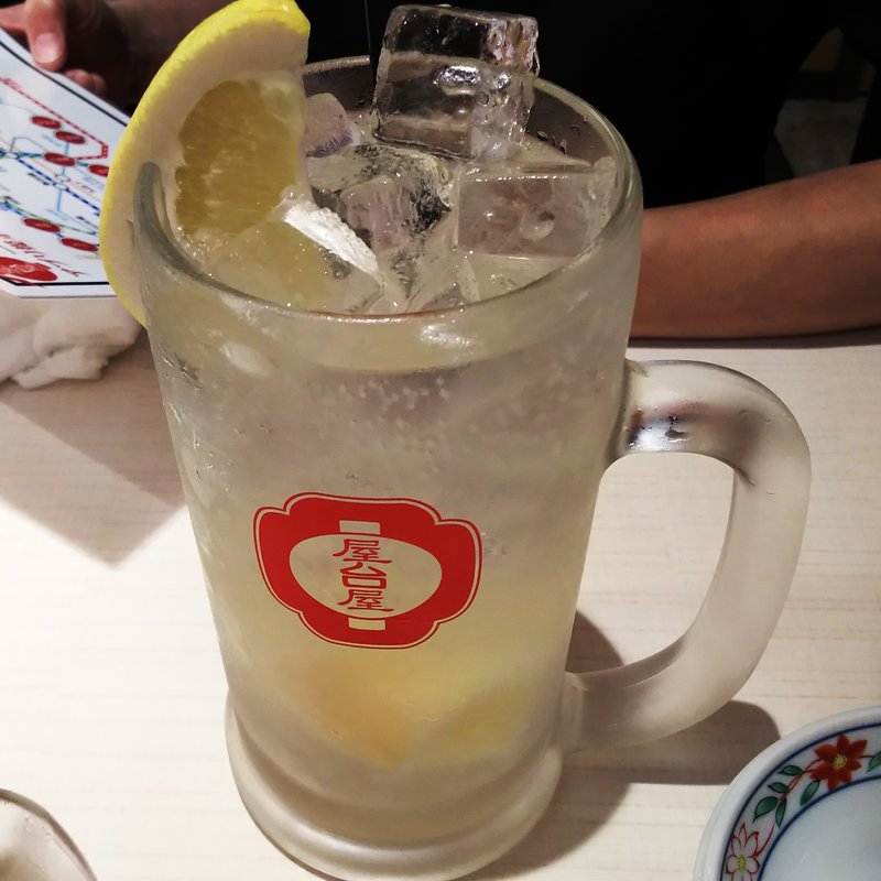 生グレープフルーツサワー（どでかジョッキ）(屋台屋 博多劇場 蒲田店)